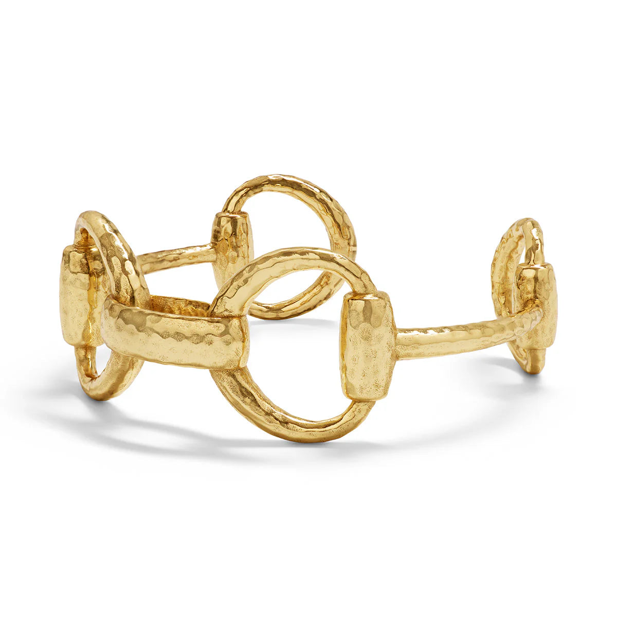 Equestrian Snaffle Bit Cuff Gold