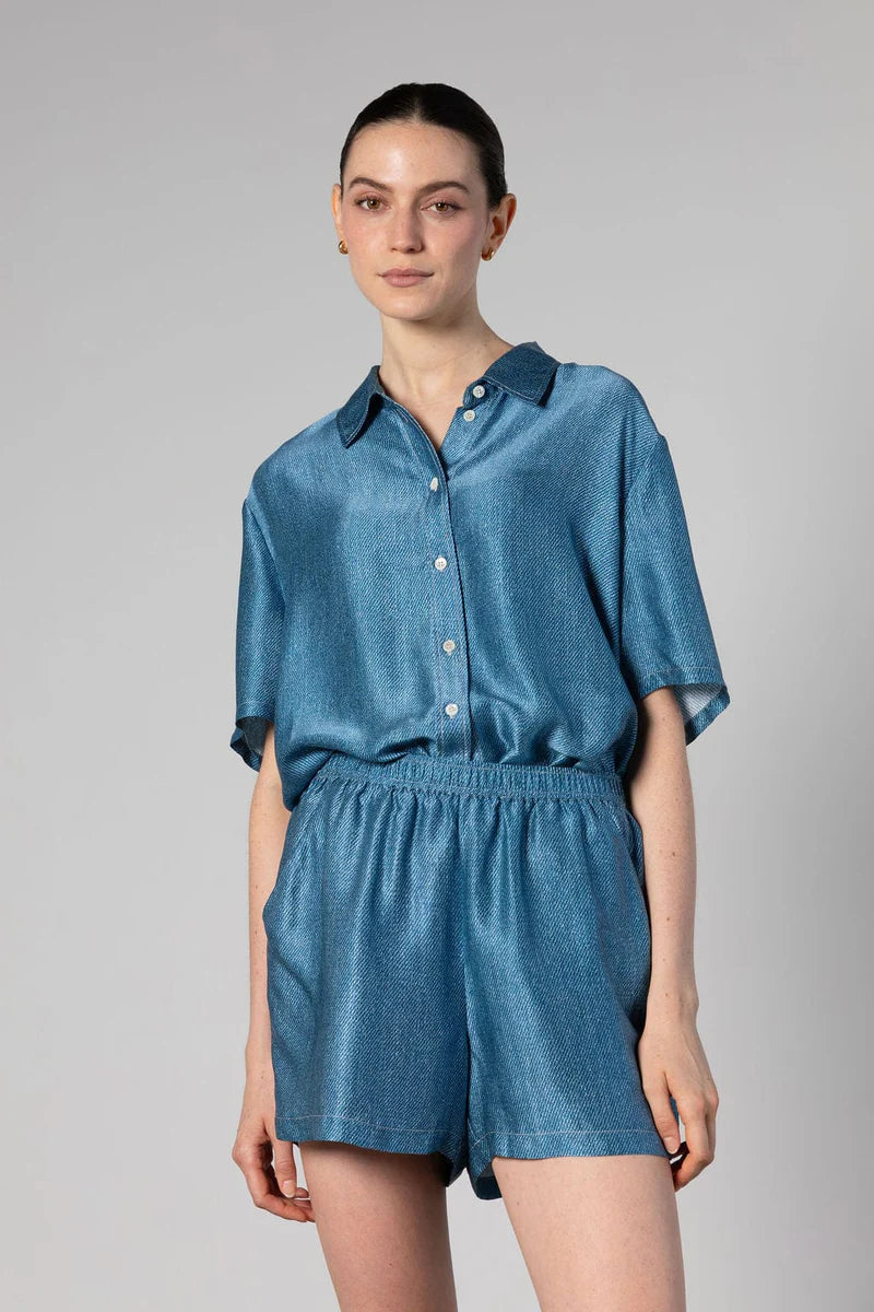 Daily Silk Shorts Sandwashed Silk