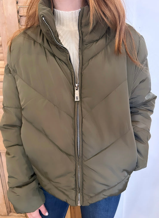 Vinnie Puffer Jacket Olive