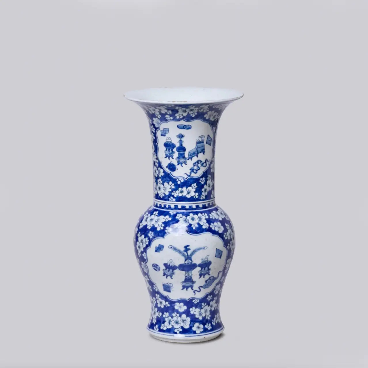 Baluster Cartouche Vase