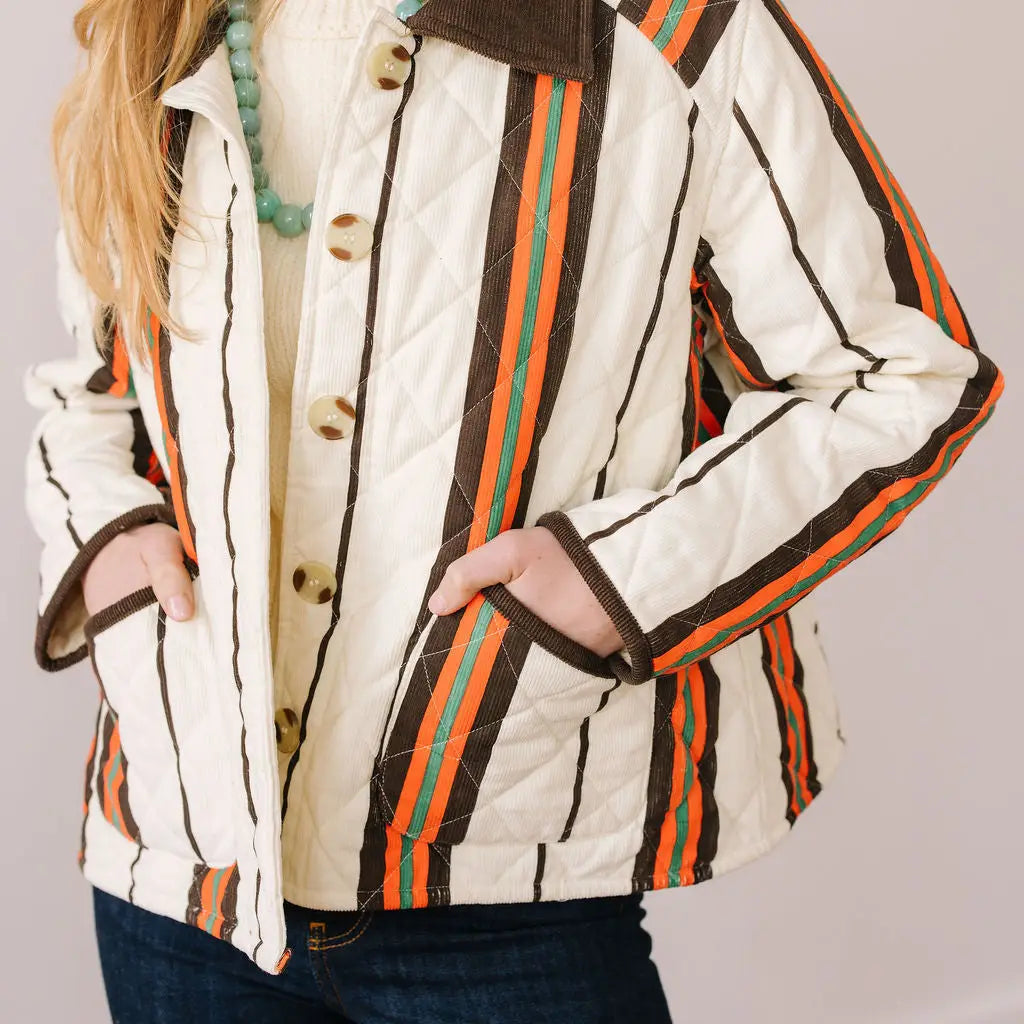 Vintage Stripe Barn Jacket