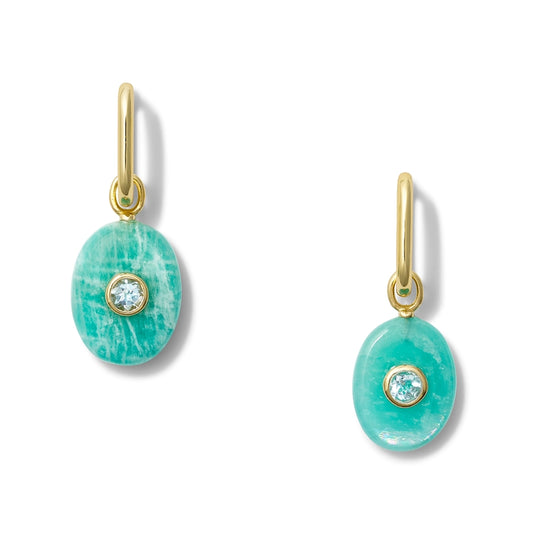 Amazonite Azur Earring