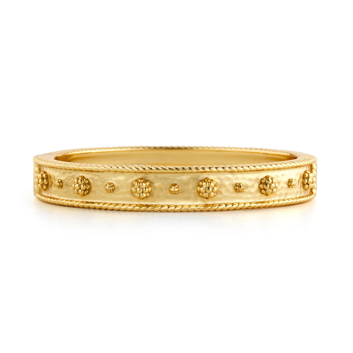 Berry Classic Hinged Bangle Gold