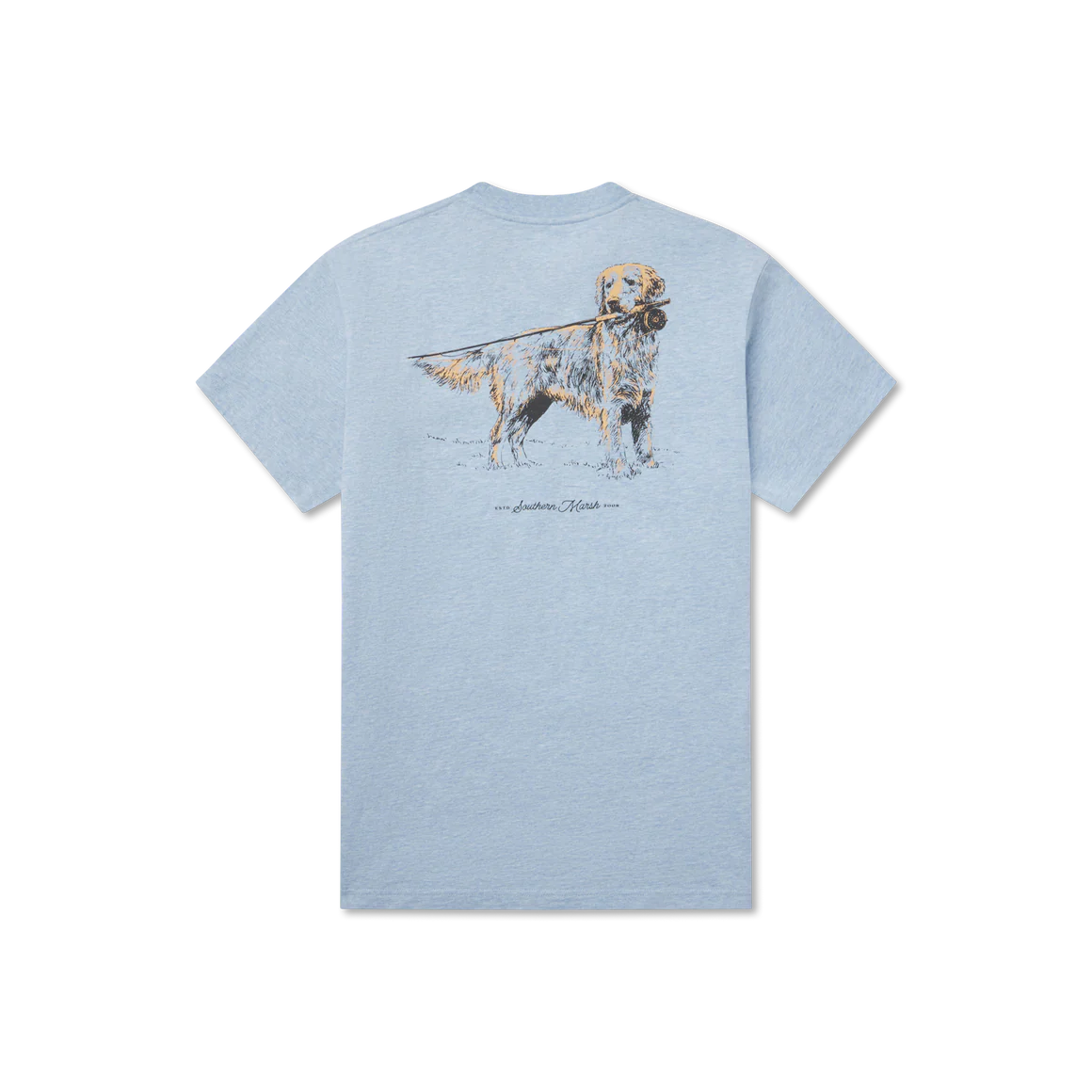 Golden Days Tee Washed Sky Blue
