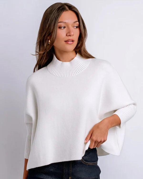 Aja Sweater White