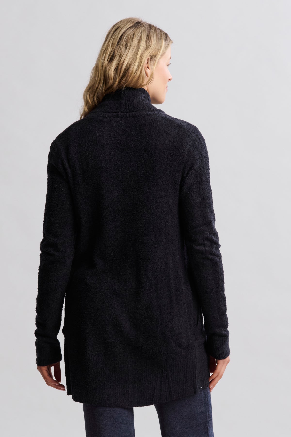 CozyChic Circle Cardi Black