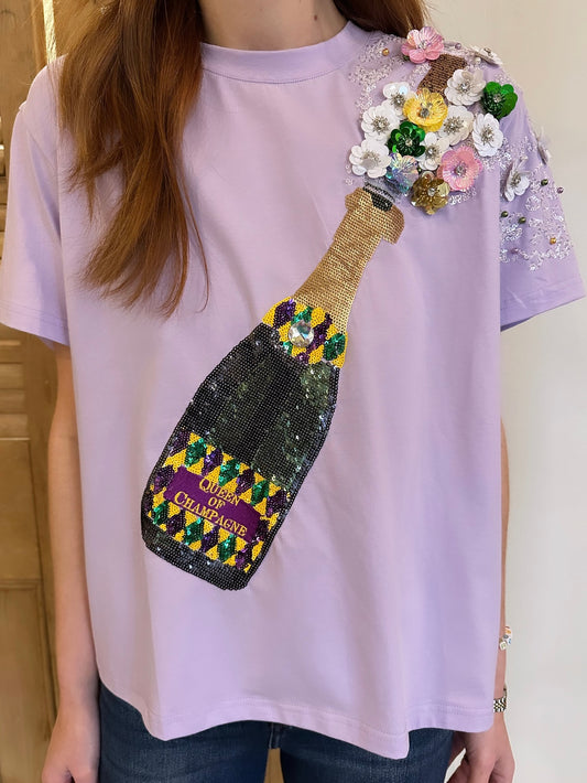 Mardi Pardi Champagne Tee