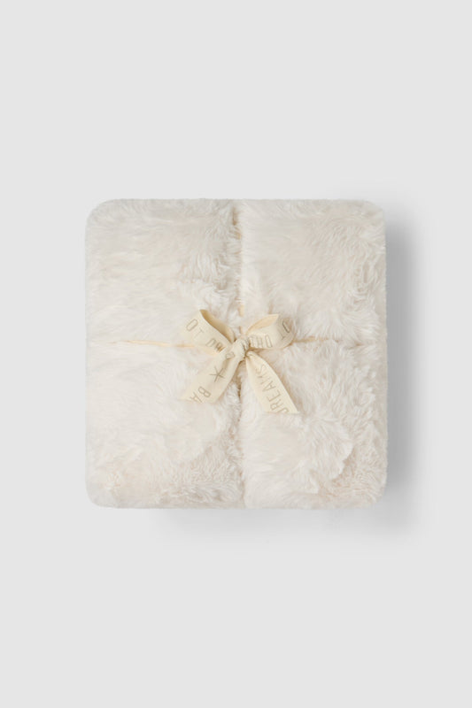 Cloud Faux Fur Throw Cream
