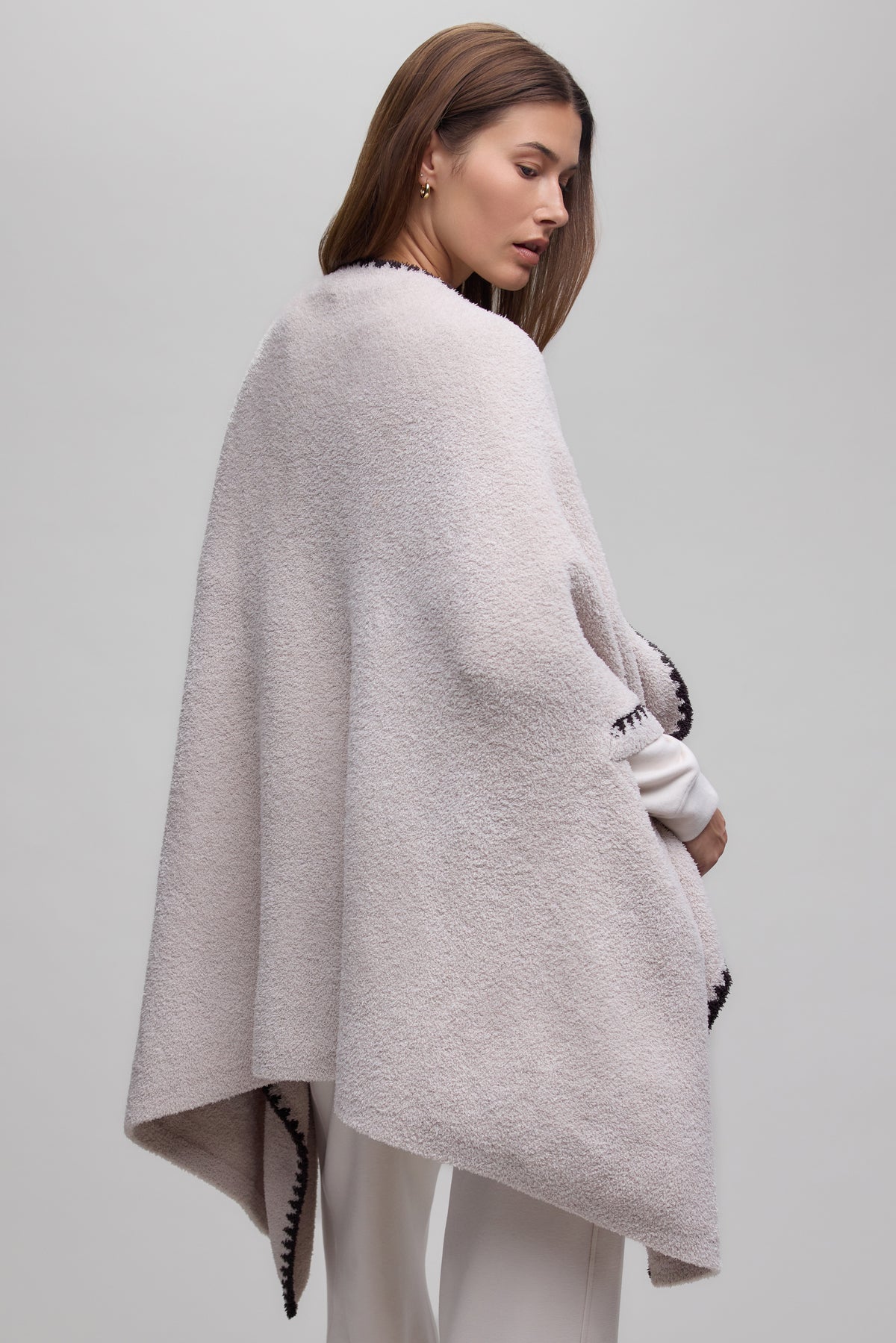 CozyChic Blanket Wrap Stich Stone Umber
