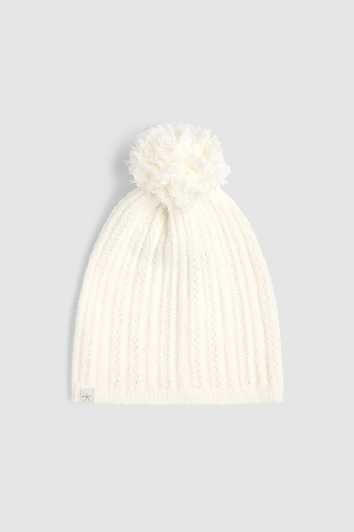 CozyChic Pointelle Beanie Pearl