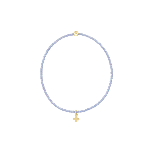 Hope Classic Ocean Mist Bracelet Signature Cross Small Gold Charm
