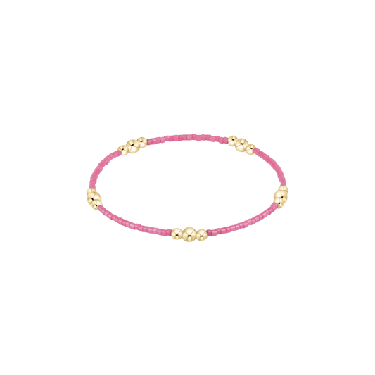 Hope Purpose Gold Bracelet Bubblegum