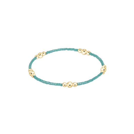 Hope Purpose Gold Bracelet Sea Glass