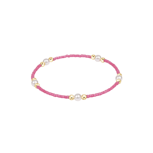 Hope Purpose Pearl Bracelet Bubblegum