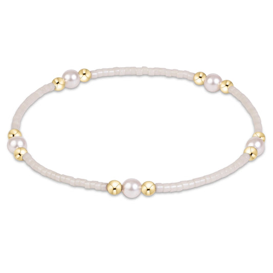 Hope Purpose Pearl Bracelet Milkshake