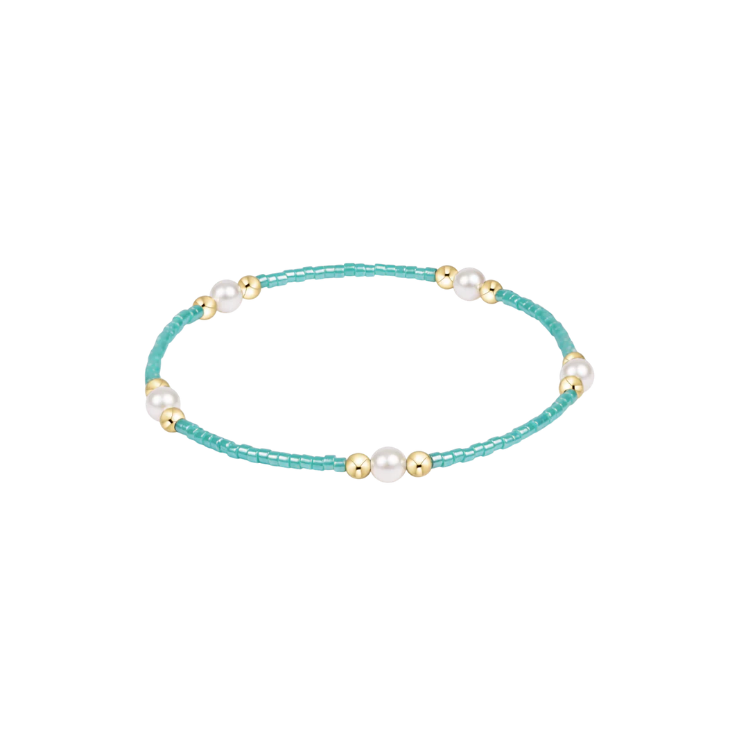 Hope Purpose Pearl Bracelet Sea Glass