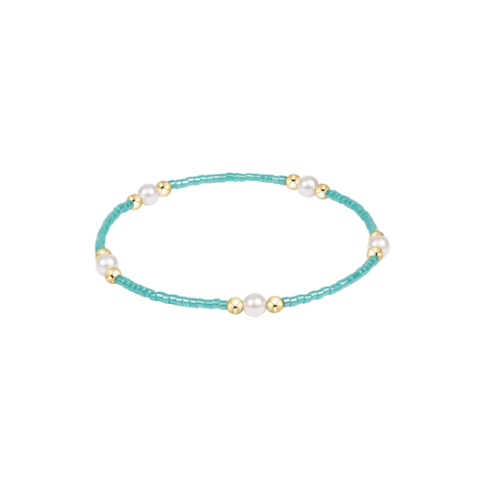 Hope Purpose Pearl Bracelet Sea Glass