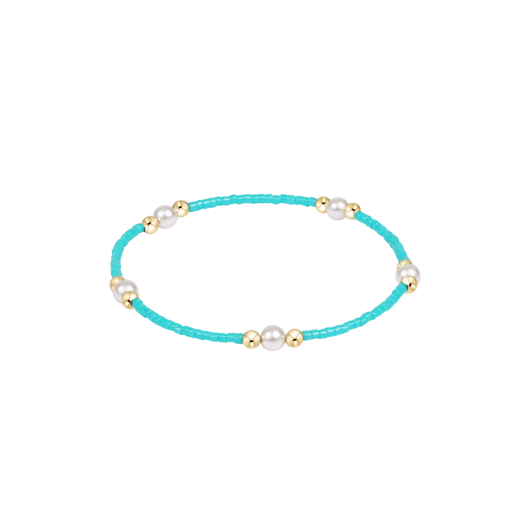 Hope Purpose Pearl Bracelet Turquoise