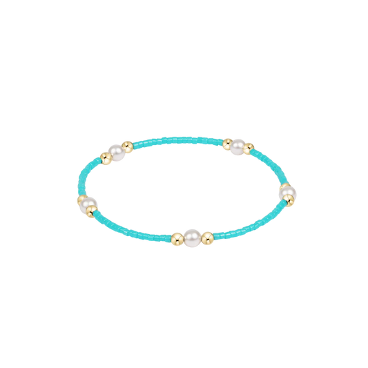 Hope Purpose Pearl Bracelet Turquoise