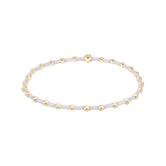 Hope Sincerity Bracelet Silky White