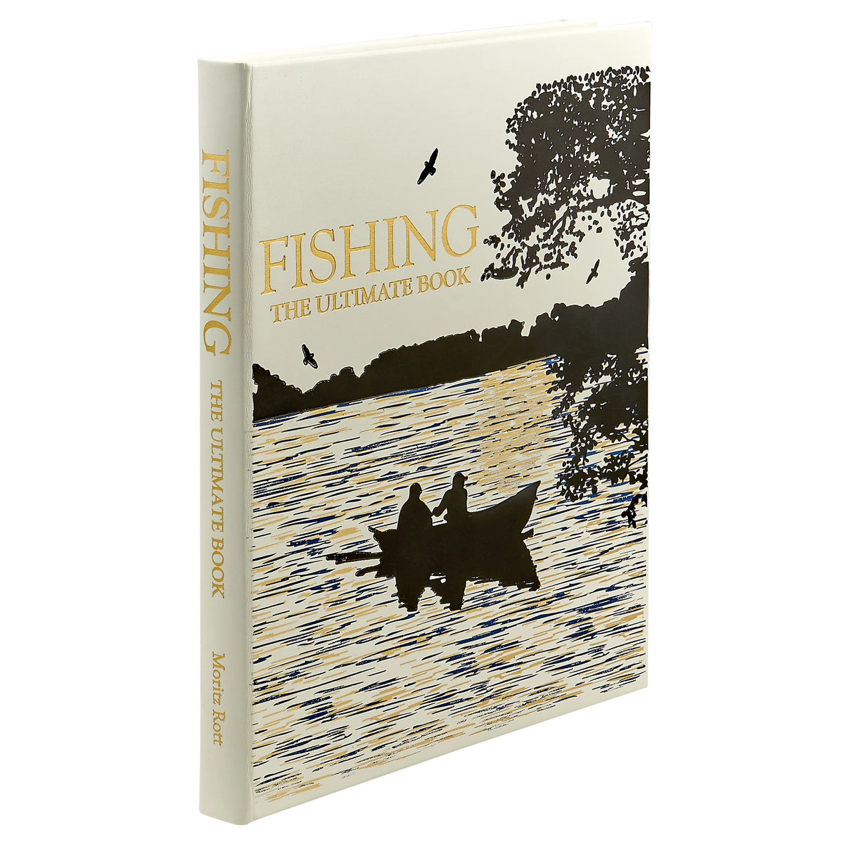 Fishing The Ultimate Book Ivory Leather