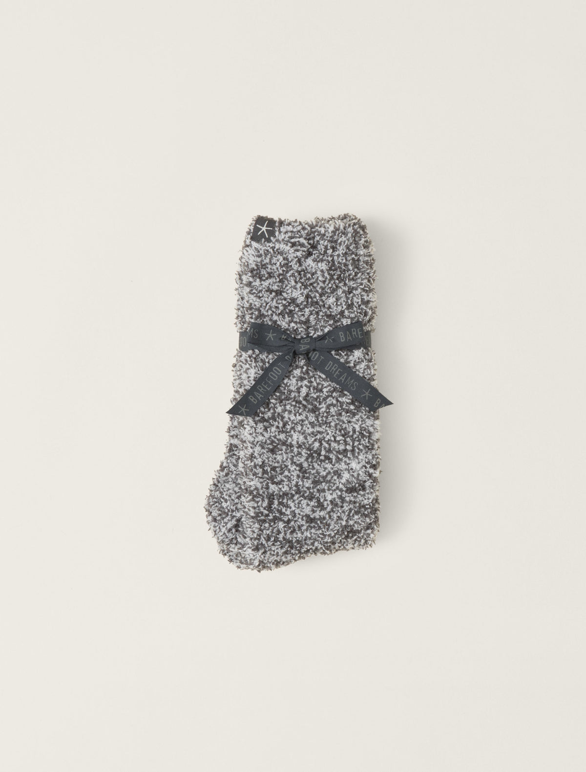 CozyChic Heathered Socks Slate Blue & White