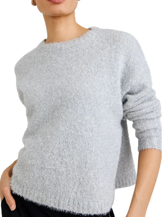 Slouchy Sweater Silver Shimmer