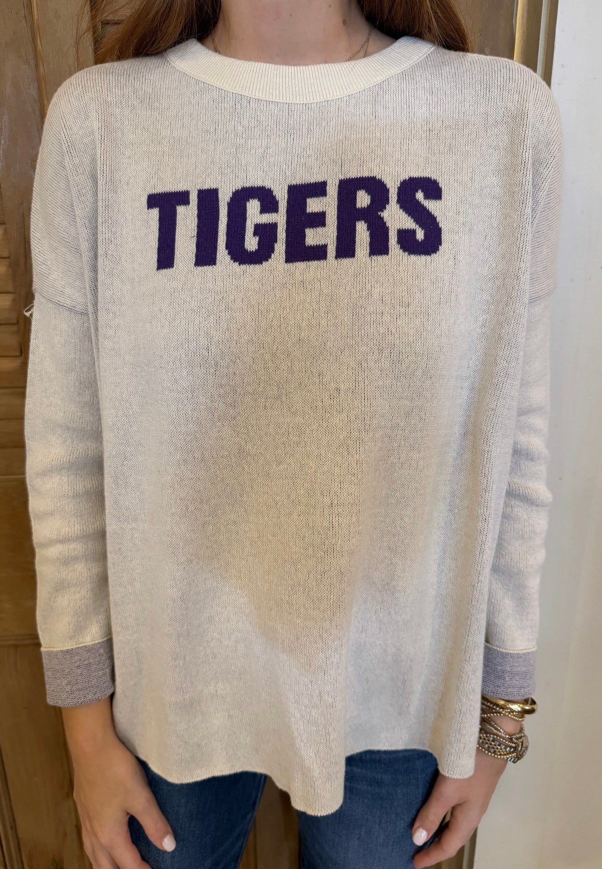 Tigers Everyday Relaxed Sweater Purple