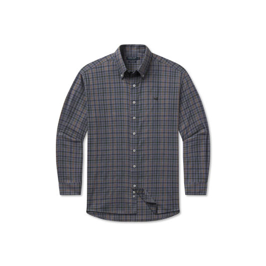 Brantley Performance Dress Shirt Slate & Navy