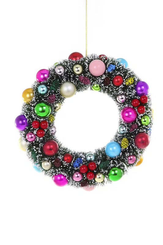 Decorated Wreath SM Green