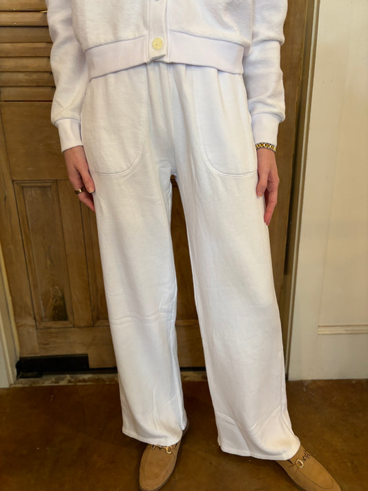 Aurora Pant White Terry