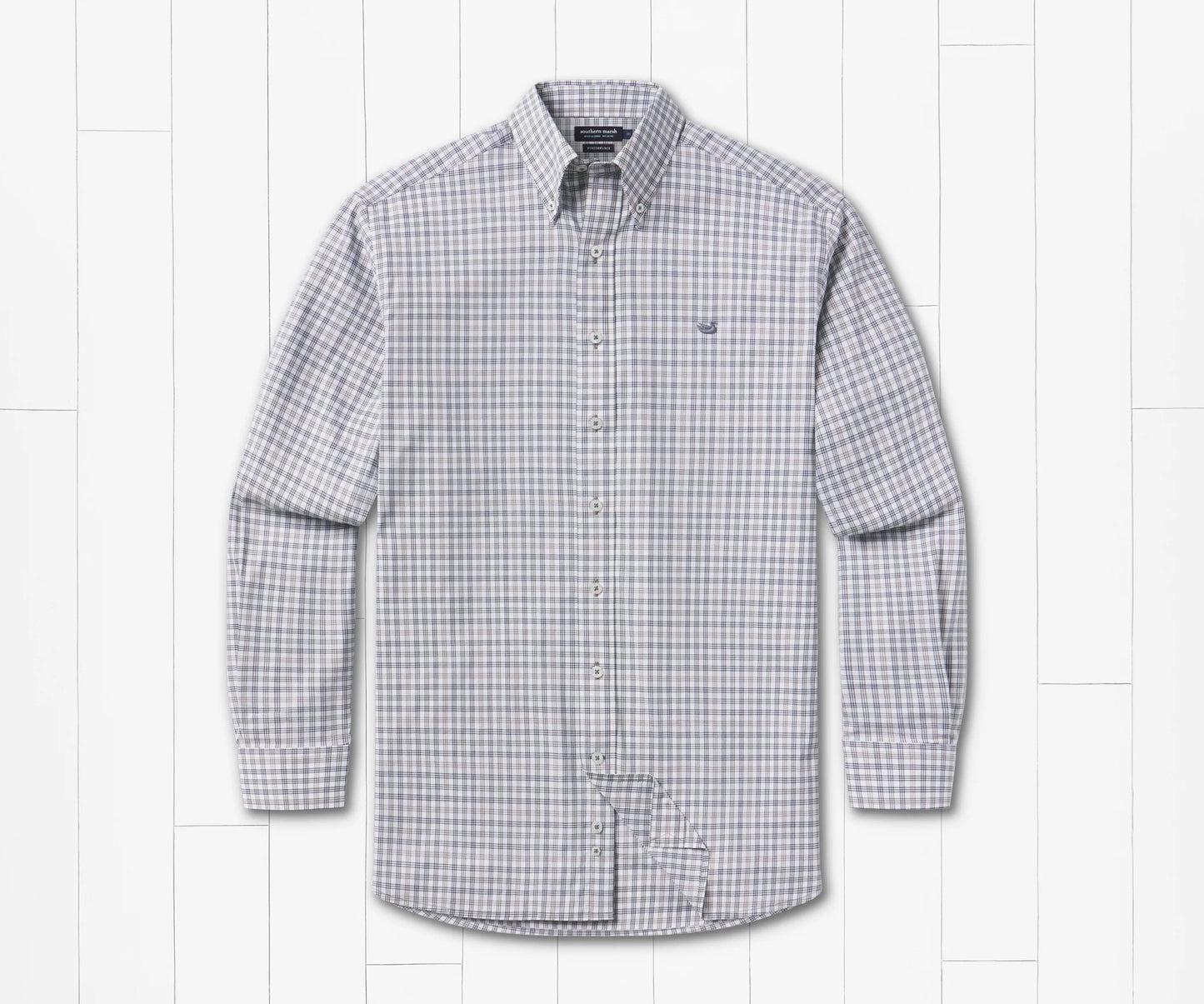 Odessa Dress Shirt Navy/Sage