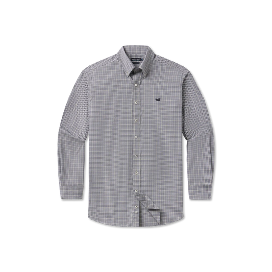 Dyer Performance Gingham Dress Navy & Dark Green Gingham