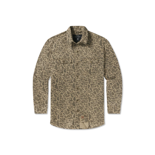 El Campo Performance Ranch Shirt Stone Brown Camo