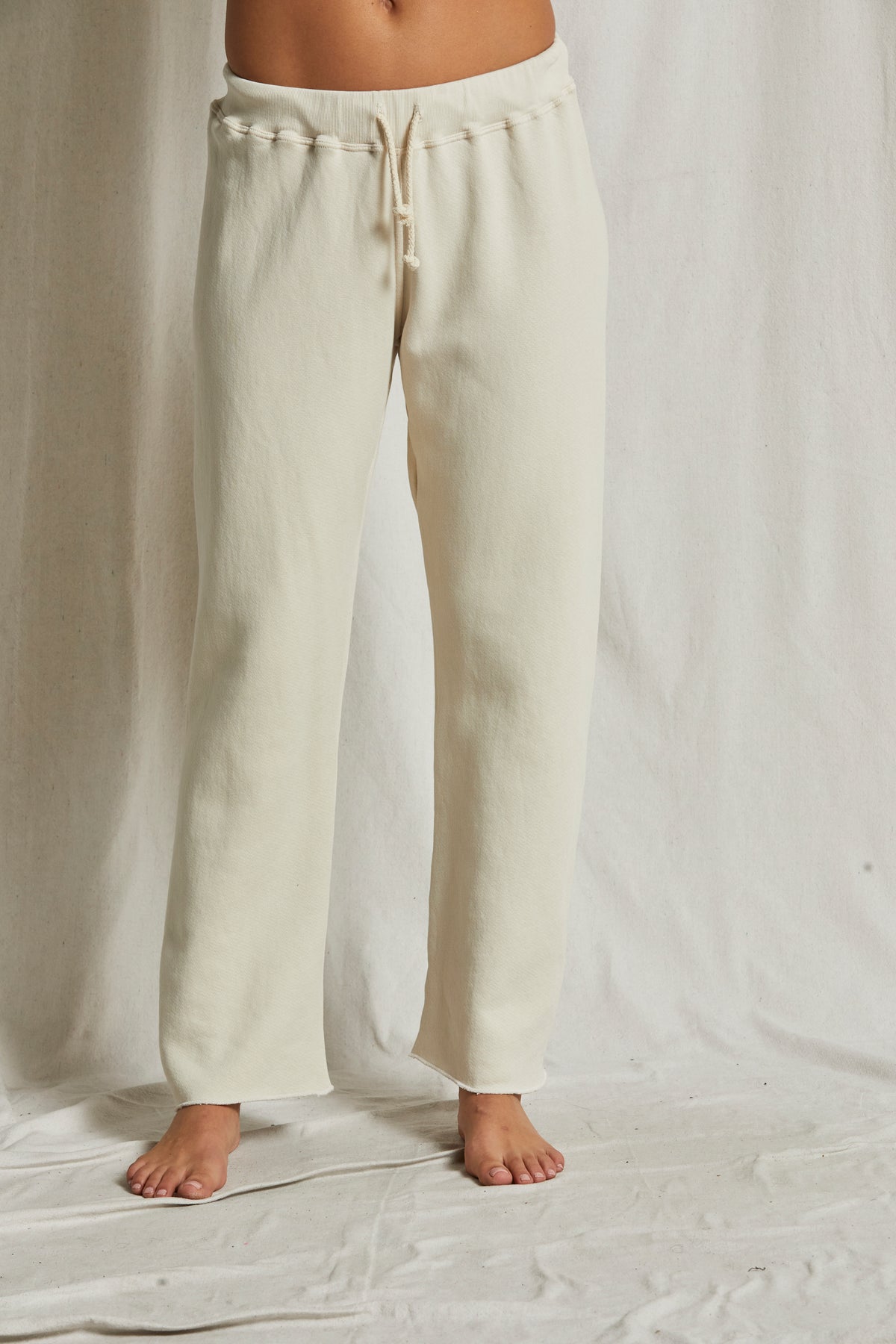 Fleece Straight Leg Sweatpant Sugar