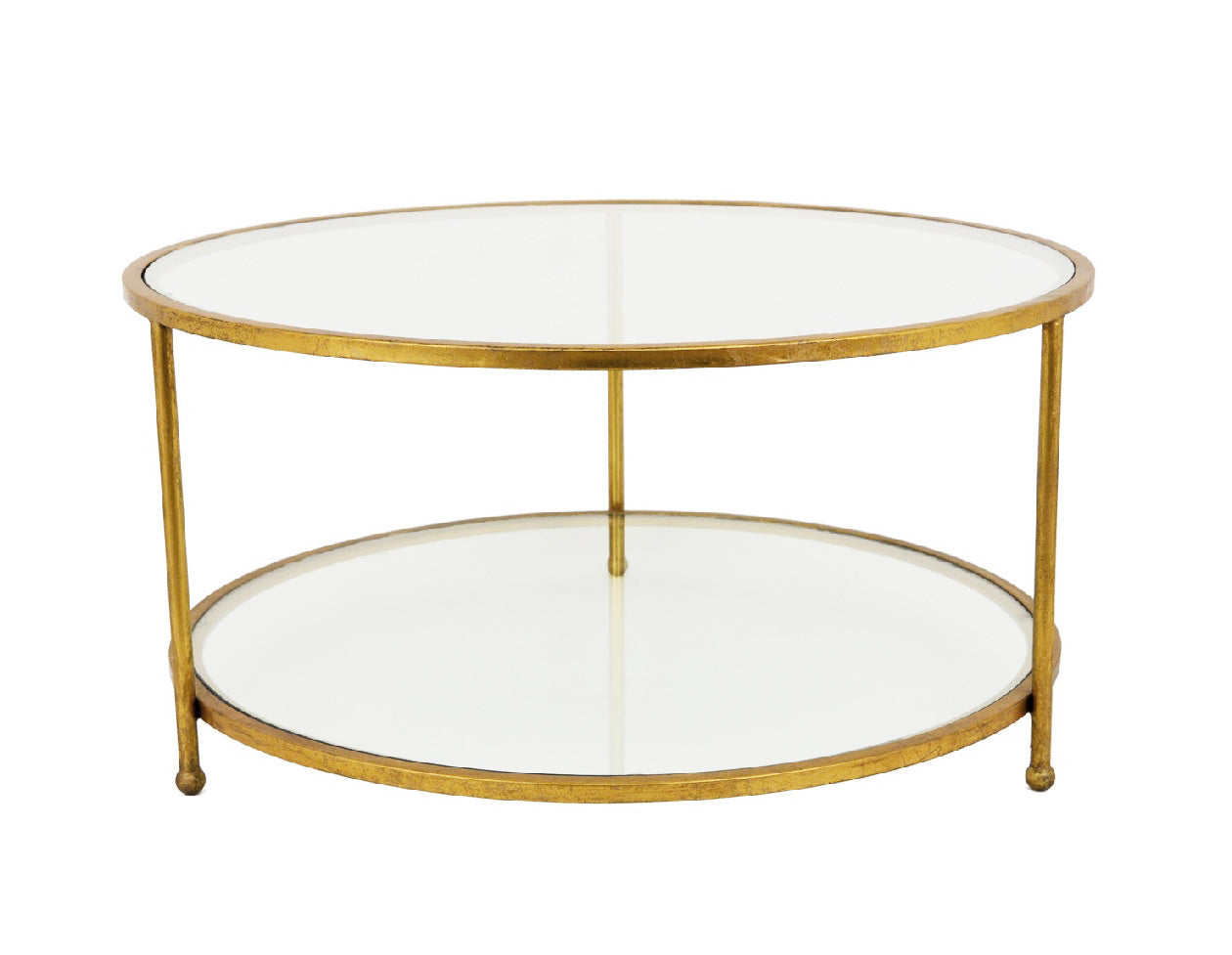 Gold Round Coffee Table