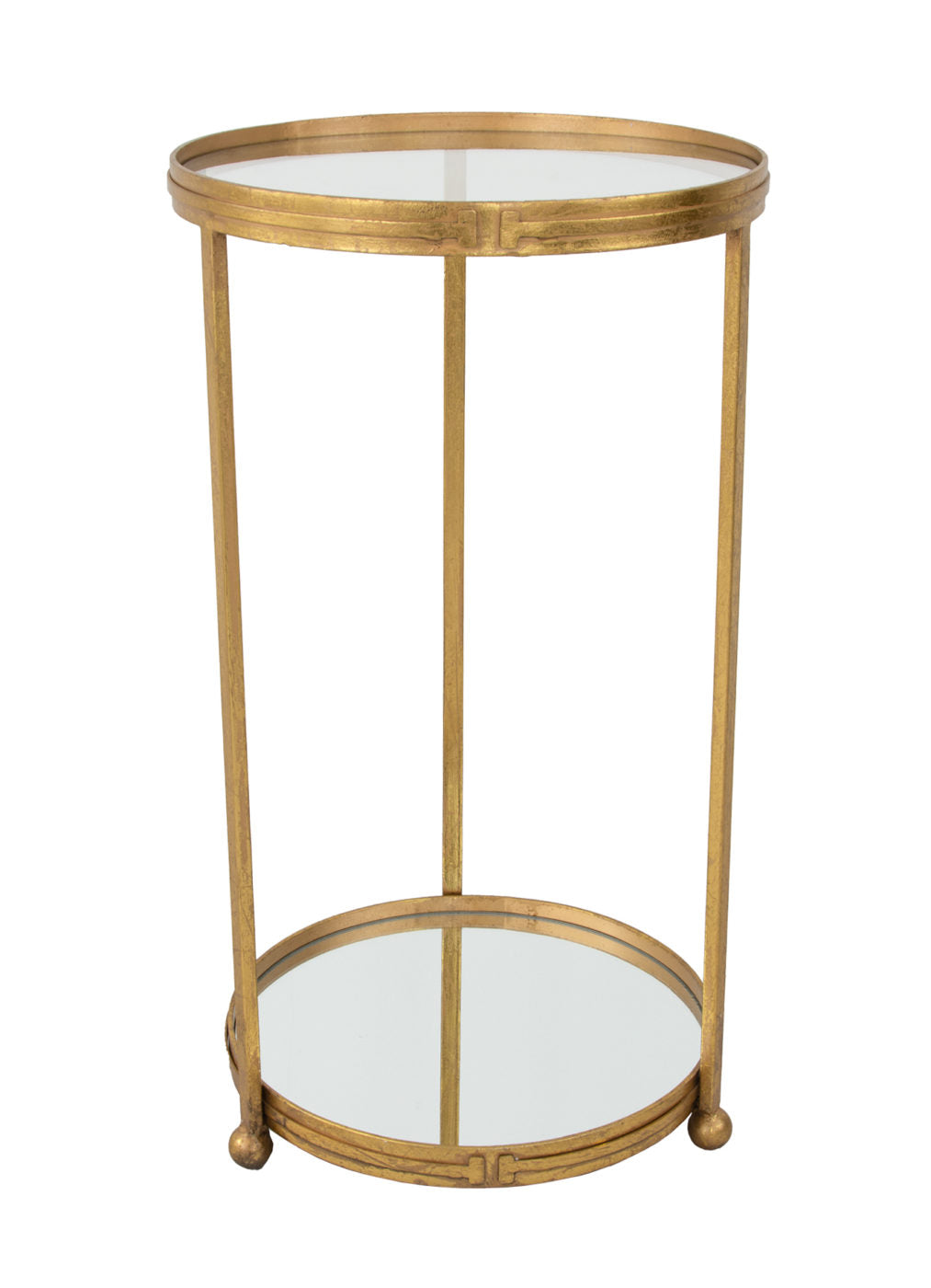 End Table Gold 14x14x26