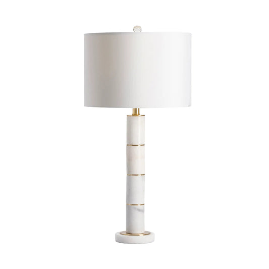 30"H Marble Table Lamp