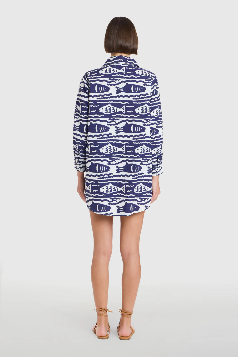 Cabana Coverup Fish Print