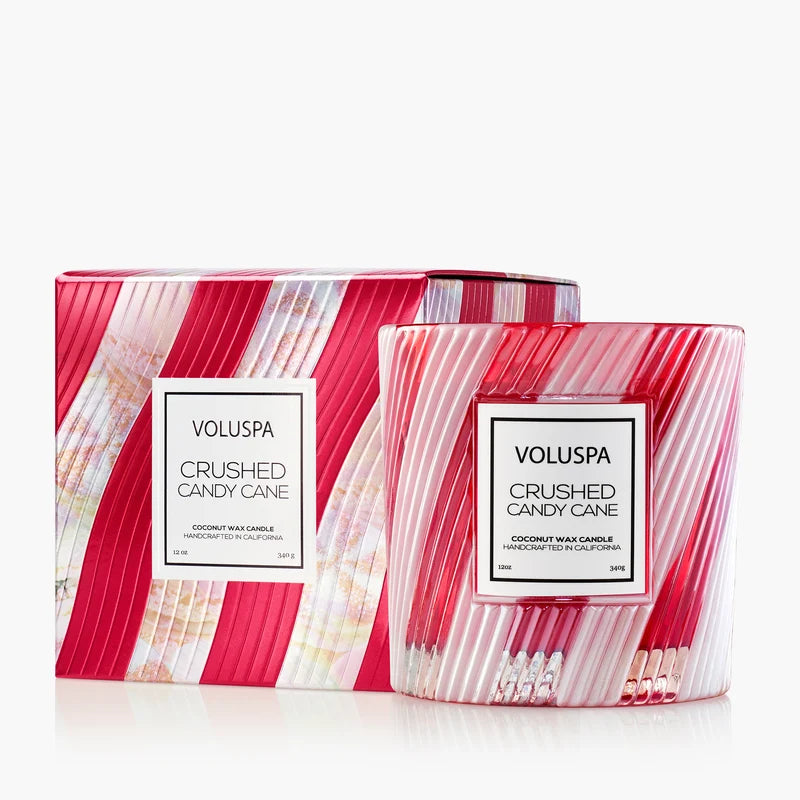 Crushed Candy Cane 12oz Classic Candle