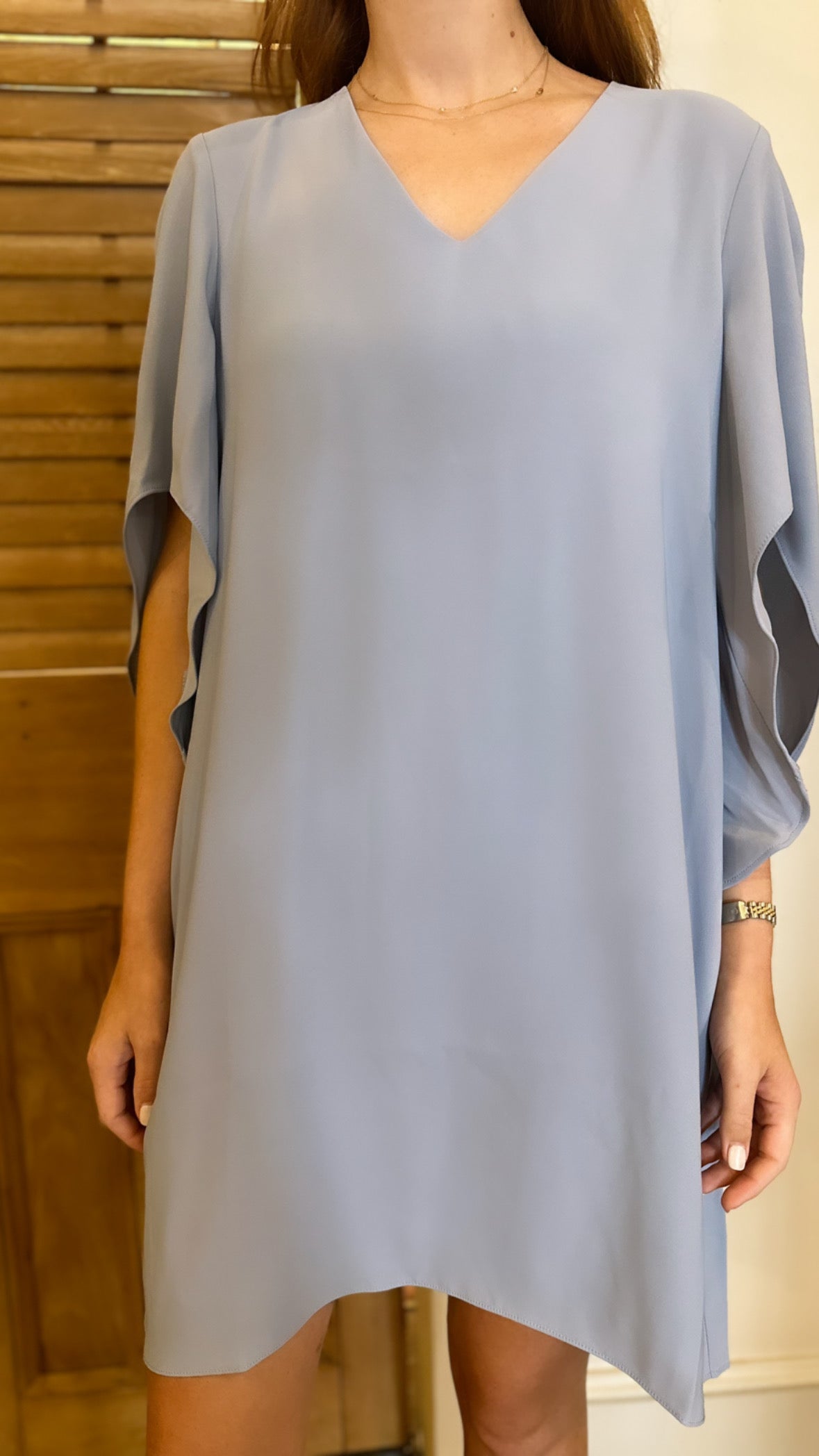 Meredith Dress Dusty Blue