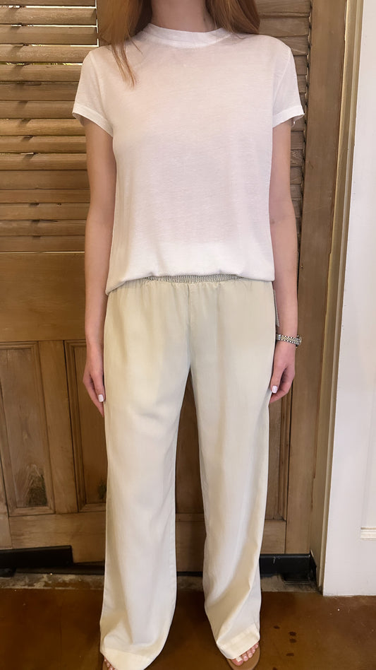 Smocked Waist Wide Leg Pant Cliffside