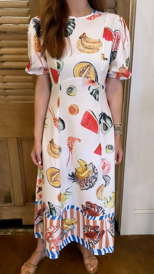 Fruity Maxi Dress