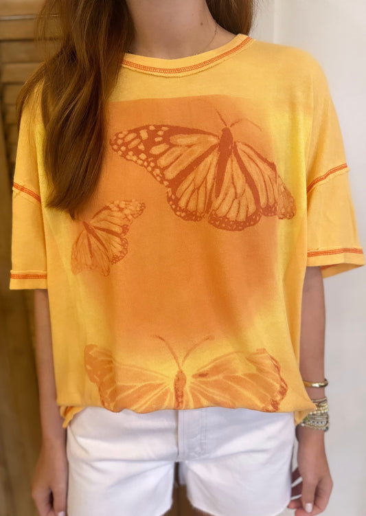 Flying High Tee Orange Combo