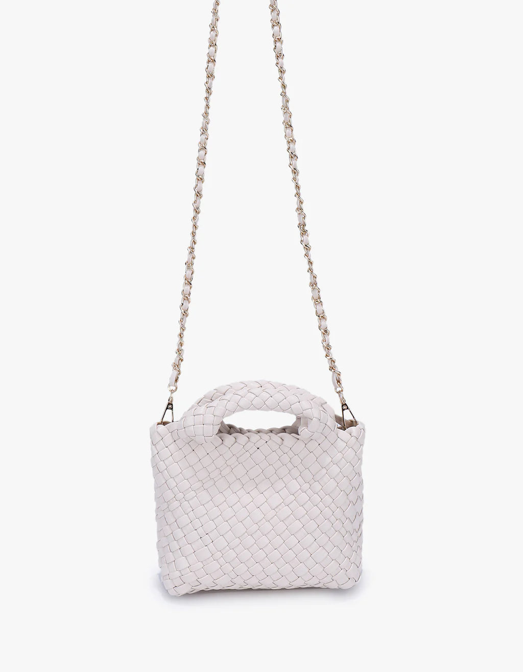 Everleigh Woven Belt Bag Off White