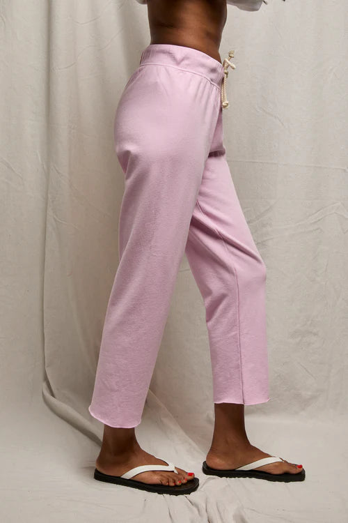 Beach Fleece Drawstring Pant Sugar Pink