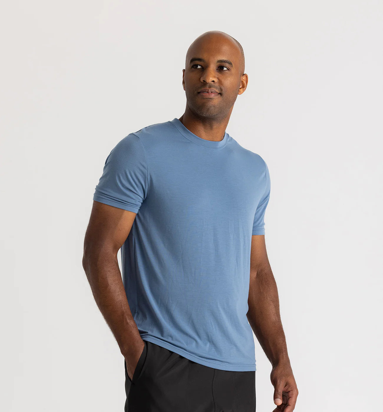 Men's Elevate Lightweight Tee Bluestone