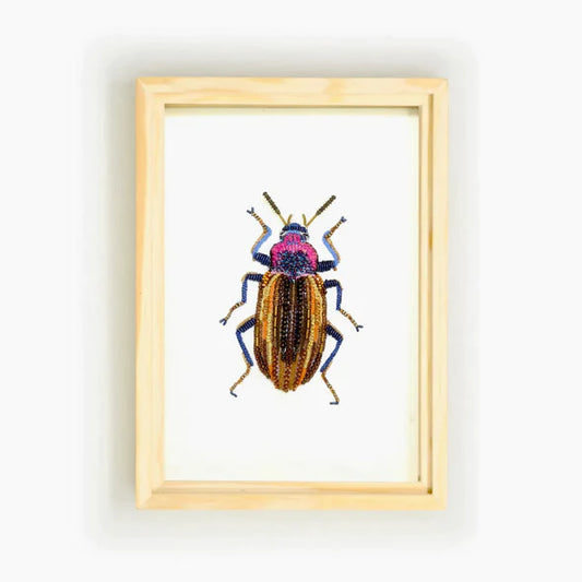 Eucryrtus Glorious Beetle Beaded Art