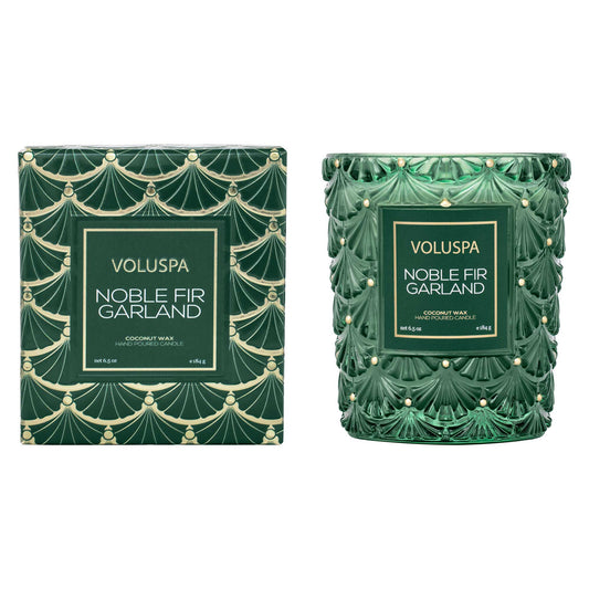 Noble Fir Garland 6.5 Classic Candle