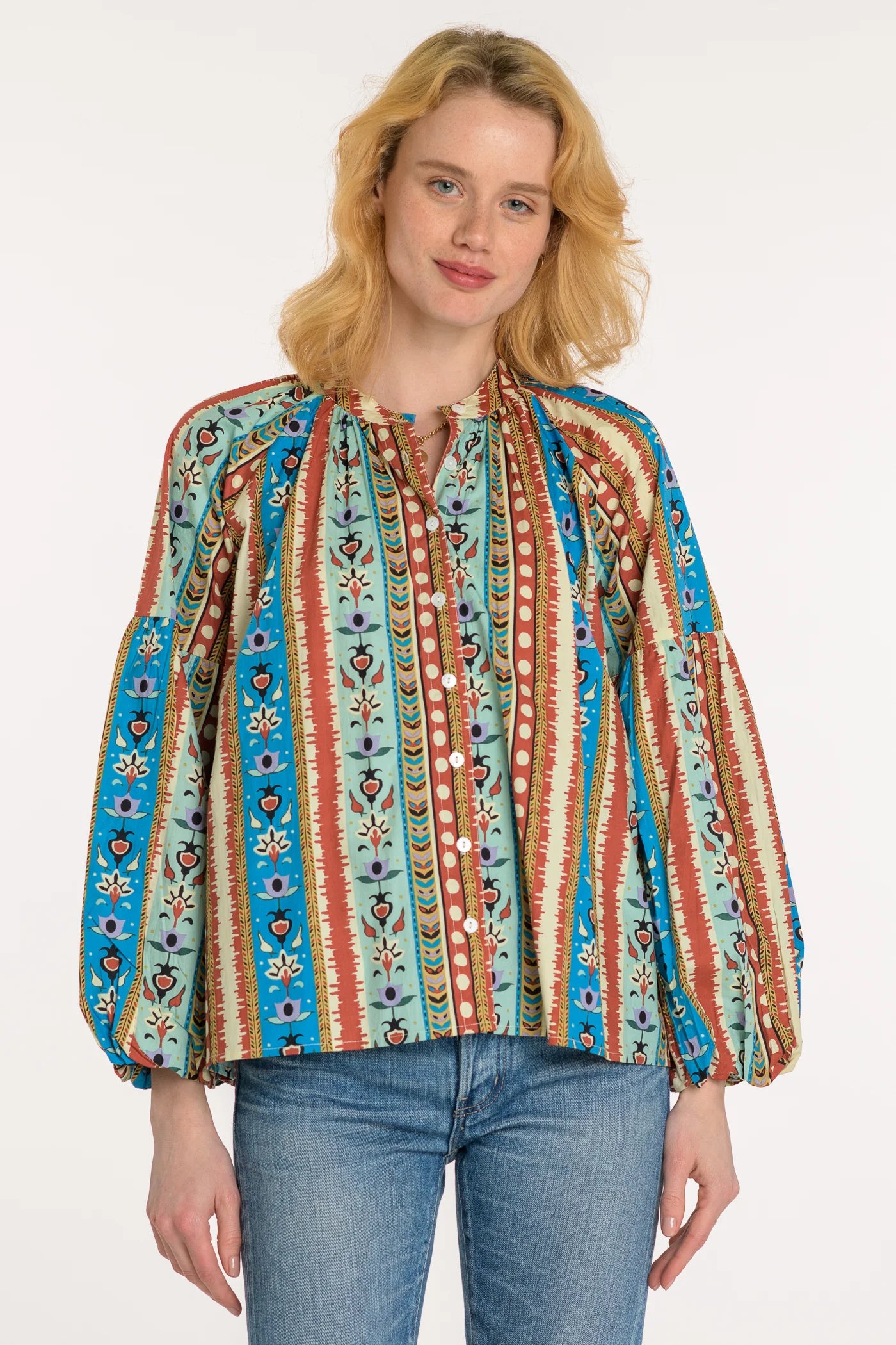 Emory Top Serape Stripe